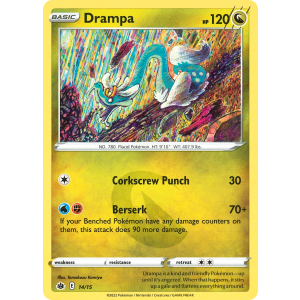  Drampa 14/15 Pokemon TCG Other McDonald's Collection 2022