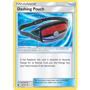 Dashing Pouch 92/111 Pokemon TCG Sun & Moon Crimson Invasion