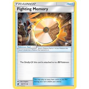 Fighting Memory 94/111 Pokemon TCG Sun & Moon Crimson Invasion