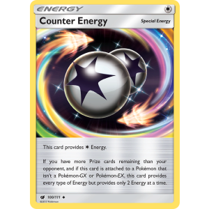 Counter Energy 100/111 Pokemon TCG Sun & Moon Crimson Invasion