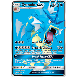 Rare Ultra Gyarados-GX 101/111 Pokemon TCG Sun & Moon Crimson Invasion