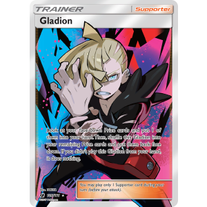 Rare Ultra Gladion 109/111 Pokemon TCG Sun & Moon Crimson Invasion