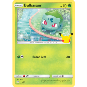  Bulbasaur 1/25 Pokemon TCG Other McDonald's Collection 2021