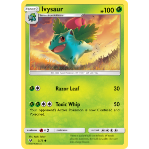 Ivysaur 2/73 Pokemon TCG Sun & Moon Shining Legends