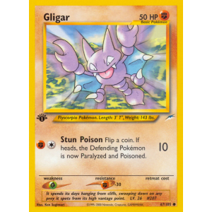 Gligar 67/105 Pokemon TCG Neo Neo Destiny