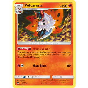 Volcarona 13/73 Pokemon TCG Sun & Moon Shining Legends