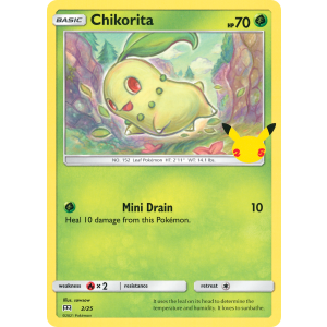  Chikorita 2/25 Pokemon TCG Other McDonald's Collection 2021