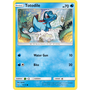 Totodile 18/73 Pokemon TCG Sun & Moon Shining Legends