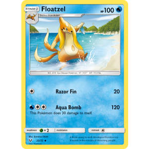 Floatzel 23/73 Pokemon TCG Sun & Moon Shining Legends