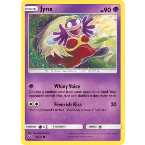 Jynx 38/73 Pokemon TCG Sun & Moon Shining Legends