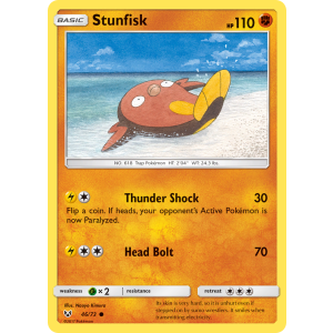 Stunfisk 46/73 Pokemon TCG Sun & Moon Shining Legends