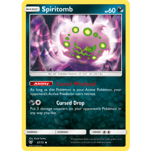 Spiritomb 47/73 Pokemon TCG Sun & Moon Shining Legends