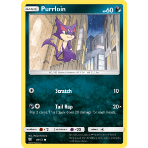 Purrloin 48/73 Pokemon TCG Sun & Moon Shining Legends