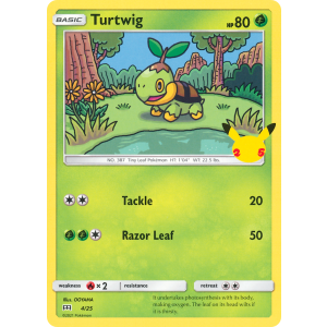  Turtwig 4/25 Pokemon TCG Other McDonald's Collection 2021