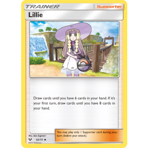 Lillie 62/73 Pokemon TCG Sun & Moon Shining Legends