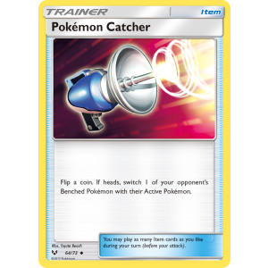 Pokémon Catcher 64/73 Pokemon TCG Sun & Moon Shining Legends