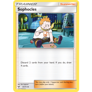 Sophocles 65/73 Pokemon TCG Sun & Moon Shining Legends