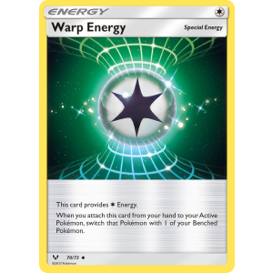 Warp Energy 70/73 Pokemon TCG Sun & Moon Shining Legends