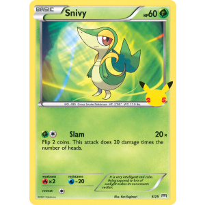  Snivy 5/25 Pokemon TCG Other McDonald's Collection 2021