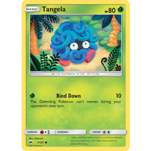 Tangela 7/147 Pokemon TCG Sun & Moon Burning Shadows