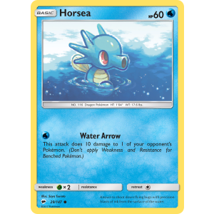 Horsea 29/147 Pokemon TCG Sun & Moon Burning Shadows