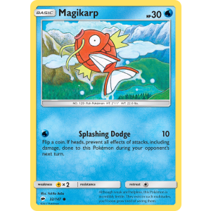 Magikarp 32/147 Pokemon TCG Sun & Moon Burning Shadows