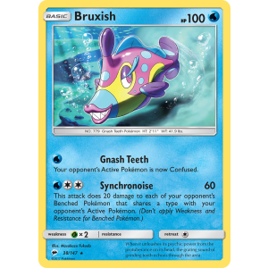 Bruxish 38/147 Pokemon TCG Sun & Moon Burning Shadows