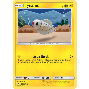 Tynamo 44/147 Pokemon TCG Sun & Moon Burning Shadows