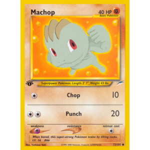 Machop 73/105 Pokemon TCG Neo Neo Destiny