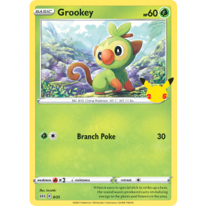  Grookey 8/25 Pokemon TCG Other McDonald's Collection 2021