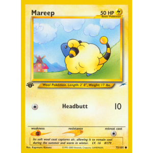 Mareep 75/105 Pokemon TCG Neo Neo Destiny