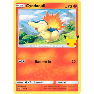  Cyndaquil 10/25 Pokemon TCG Other McDonald's Collection 2021