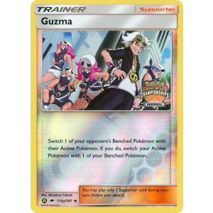 Guzma 115a/147 Pokemon TCG Sun & Moon Burning Shadows