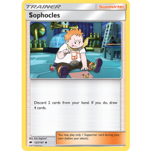 Sophocles 123/147 Pokemon TCG Sun & Moon Burning Shadows