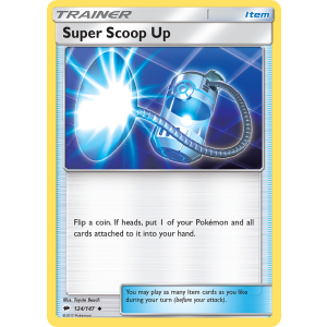 Super Scoop Up 124/147 Pokemon TCG Sun & Moon Burning Shadows