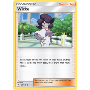 Wicke 127/147 Pokemon TCG Sun & Moon Burning Shadows