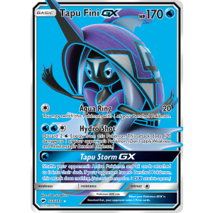 Rare Ultra Tapu Fini-GX 133/147 Pokemon TCG Sun & Moon Burning Shadows