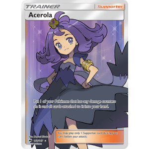 Rare Ultra Acerola 142/147 Pokemon TCG Sun & Moon Burning Shadows