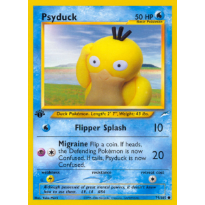 Psyduck 79/105 Pokemon TCG Neo Neo Destiny