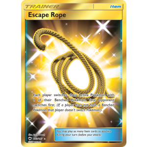 Rare Secret Escape Rope 163/147 Pokemon TCG Sun & Moon Burning Shadows