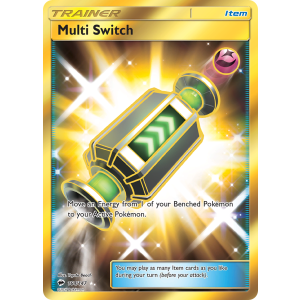 Rare Secret Multi Switch 164/147 Pokemon TCG Sun & Moon Burning Shadows