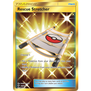 Rare Secret Rescue Stretcher 165/147 Pokemon TCG Sun & Moon Burning Shadows