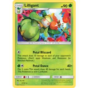 Lilligant 5/145 Pokemon TCG Sun & Moon Guardians Rising