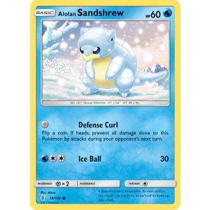 Alolan Sandshrew 19/145 Pokemon TCG Sun & Moon Guardians Rising