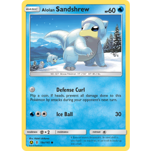 Alolan Sandshrew 19a/145 Pokemon TCG Sun & Moon Guardians Rising