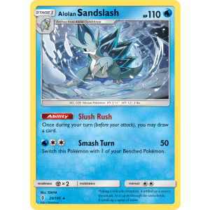 Alolan Sandslash 20/145 Pokemon TCG Sun & Moon Guardians Rising