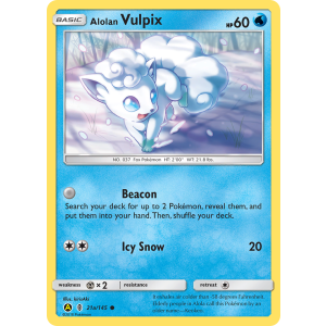 Alolan Vulpix 21a/145 Pokemon TCG Sun & Moon Guardians Rising