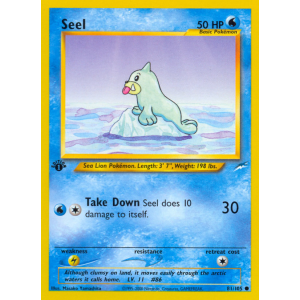 Seel 81/105 Pokemon TCG Neo Neo Destiny