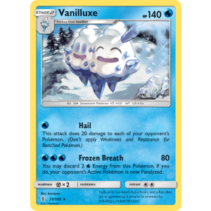 Vanilluxe 35/145 Pokemon TCG Sun & Moon Guardians Rising