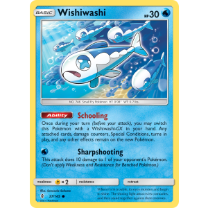 Wishiwashi 37/145 Pokemon TCG Sun & Moon Guardians Rising